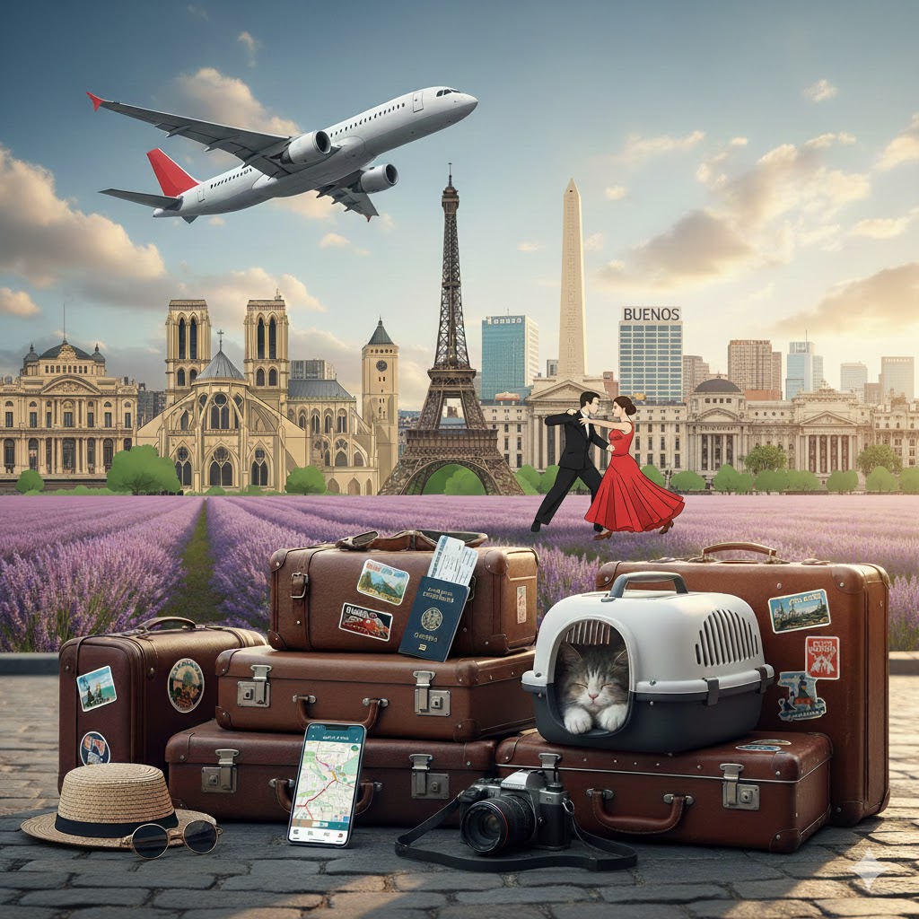 Travel preparation for France and Spain